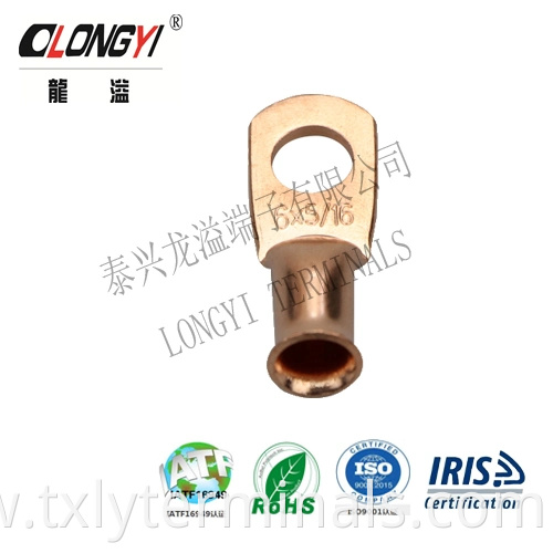 Copper Tube Ring Crimp Solder Terminals Cable Lugs AWG